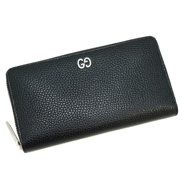 Gucci Zip Long Wallet Black Leather - Picture 1 of 9